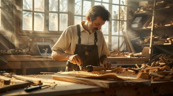 Solutions de menuiserie sur mesure avec artisan menuisier ébéniste