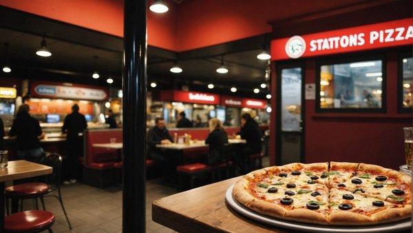 Les délices gourmands de Station Pizza à Lyon Vaise